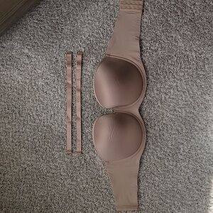 ThirdLove Classic Strapless Black‎ Underwire Bra 40G